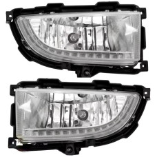 Протитуманні фари Mitsubishi Lancer 2005-07, MB-602-LED, 9006-12V55W, 2в1, ел.проводка
