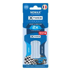 Ароматизатор з подвійною капсулою Nowax X Twice - New Car & Sport Ароматизатор з подвійною капсулою Nowax X Twice - New Car & Sport