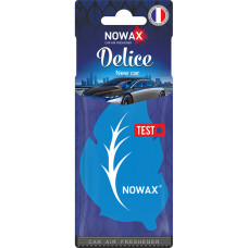 Ароматизатор повітря целюлозний Nowax серія Delice - New Car Ароматизатор повітря целюлозний Nowax серія Delice - New Car