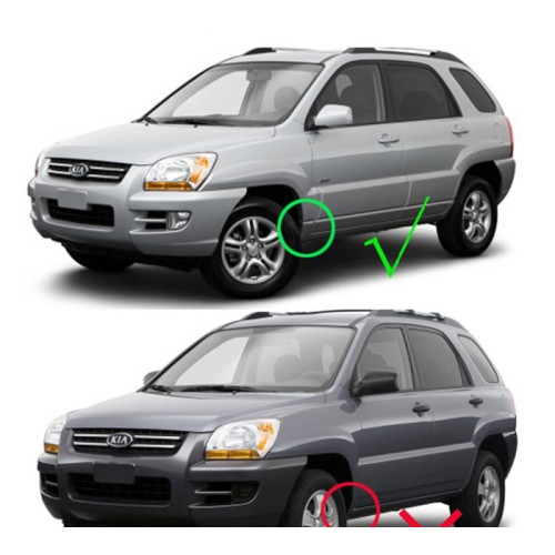 Бризковики Kia Sportage (WO) '04-10