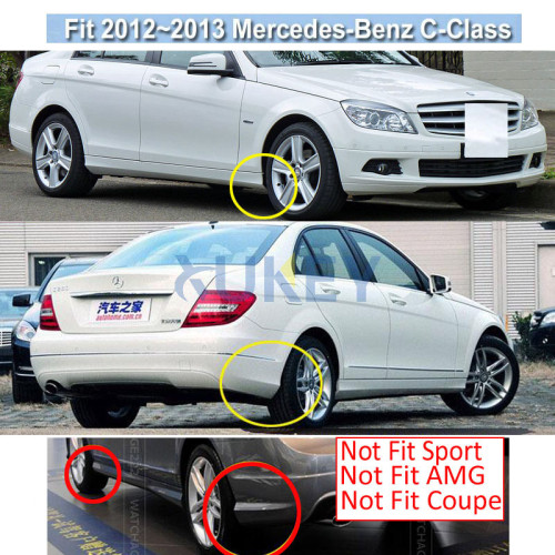 Бризковики Mercedes-Benz C-Class W204 '12-14 рестайлінг