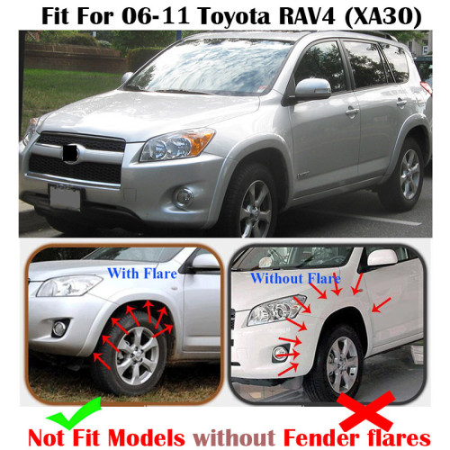 Бризковики Toyota Rav4 '06-12 2.4L з розширювачами арок XA30 довга база