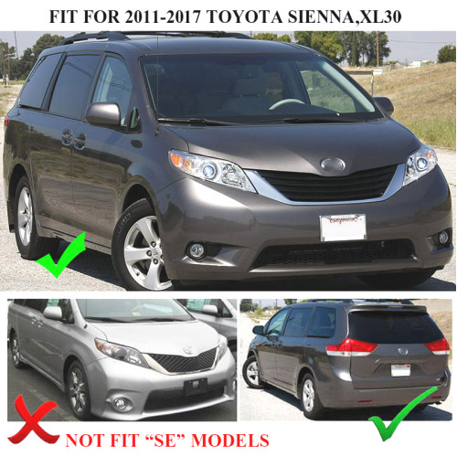Бризковики Toyota Sienna '11-17