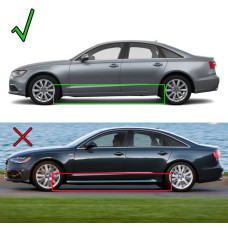 Бризковики Audi A6 '11-14 (C7) седан / універсал, комплект 4шт.