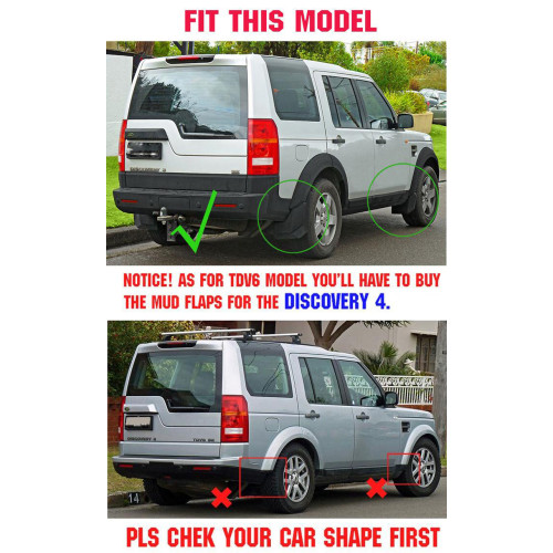 Бризковики Land Rover Discovery 3 '04-08