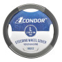 Чехол на руль Condor L 39-41см, черный с серым
