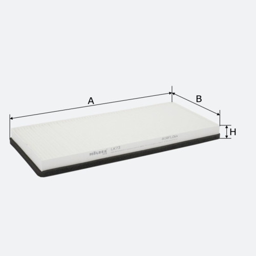 Фільтр салону Molder Filter LK 73 (WP6984, LA83, CU3858)