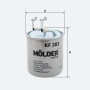 Фільтр паливний Molder Filter KF 203 (WF8309, KL313, WK820)
