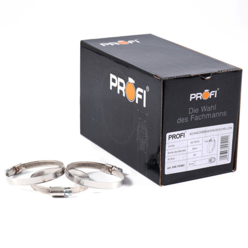 Хомуты Profi 50-70/W2, 9мм, 50шт