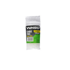 Хомути Winso пластикові білі 2,5x100, 100шт