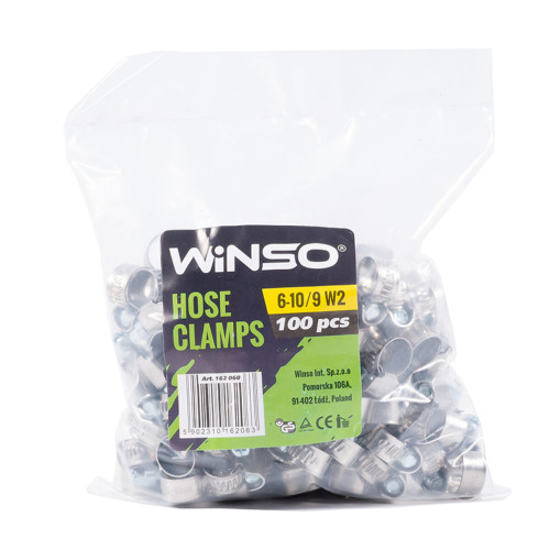 Хомути Winso 6-10/W2, 9мм, 100шт