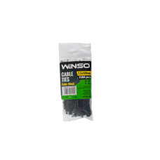 Хомути Winso пластикові чорні 2,5x100, 100шт