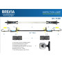 Професійна інспекційна лампа Brevia LED 120-190см 40SMD 1000lm 4000mAh