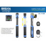 Телескопічна інспекційна лампа Brevia LED 3W COB+1W LED 300lm 2000mAh, microUSB