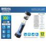 Ліхтар інспекційний телескопічний Brevia LED 3W COB+1W LED+8LED кемпінг 300lm 2000mAh, адаптер AC 220