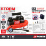 Компрессор двухцилиндровый автомобильный Storm Bi-Power10 Атм 85 л/мин 360 Вт