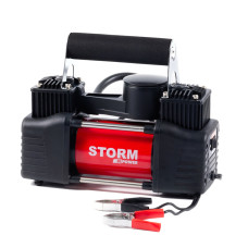 Компресор двоциліндровий автомобільний Storm Bi-Power10 Атм 85 л/хв 360 Вт Компресор двоциліндровий автомобільний Storm Bi-Power10 Атм 85 л/хв 360 Вт