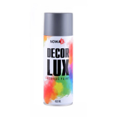 Фарба акрилова Nowax Spray 450мл срібно-сірий (SILVER СІРИЙ/RAL9022)