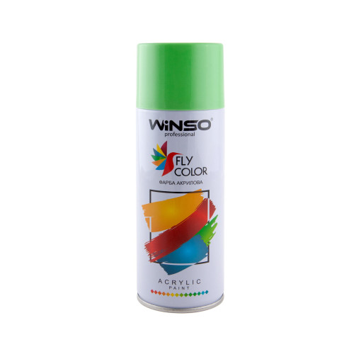 Фарба акрилова Winso Spray 450мл салатово-зелений (LIGHT GREEN/RAL6018)