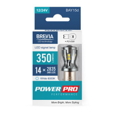 LED автолампа Brevia PowerPro P21/5W 350Lm 14x2835SMD 12/24V CANbus, 2шт LED автолампа Brevia PowerPro P21/5W 350Lm 14x2835SMD 12/24V CANbus, 2шт