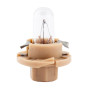 Лампа розжарювання Brevia BAX 12V 1,5W B8,4d Beige CP, 10шт