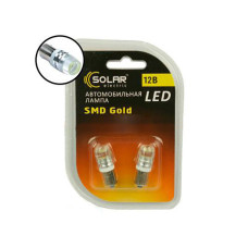 LED автолампа Solar 12V T8.5 BA9S SMD 1W+Lens white 2шт LED автолампа Solar 12V T8.5 BA9S SMD 1W+Lens white 2шт
