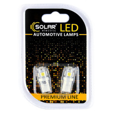 LED автолампа Solar 12V T10 W2.1x9.5d 5SMD white, 2шт LED автолампа Solar 12V T10 W2.1x9.5d 5SMD white, 2шт