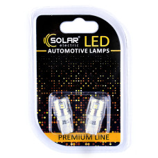 LED автолампа Solar 12V T10 W2.1x9.5d 12SMD white, 2шт LED автолампа Solar 12V T10 W2.1x9.5d 12SMD white, 2шт