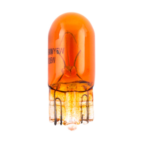 Лампа розжарювання Brevia WY5W 12V 5W W2.1x9.5d AMBER CP, 10шт