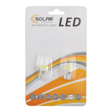 LED автолампа Solar 12V T10 W2.1x9.5d 1COB 48LM white, 2шт LED автолампа Solar 12V T10 W2.1x9.5d 1COB 48LM white, 2шт