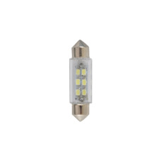 LED автолампа Solar 24V SV8.5 T11x39mm 6smd 3528 white 10шт LED автолампа Solar 24V SV8.5 T11x39mm 6smd 3528 white 10шт