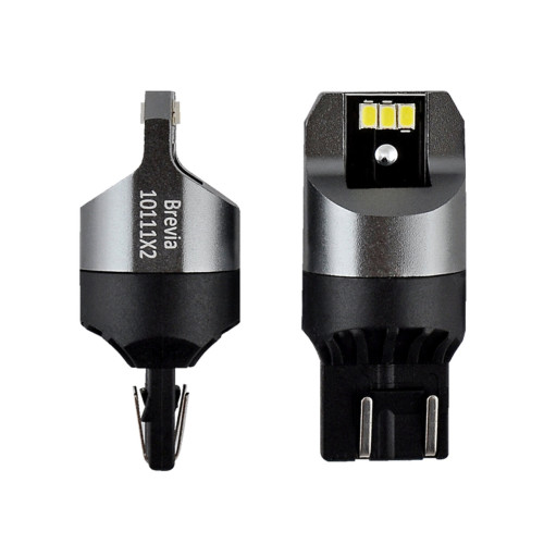 LED автолампа Brevia Power W21/5W 330Lm 6x3020SMD 12/24V CANbus, 2шт