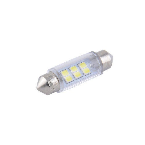 LED автолампа Solar 24V SV8.5 T11x39 6SMD white, 2шт