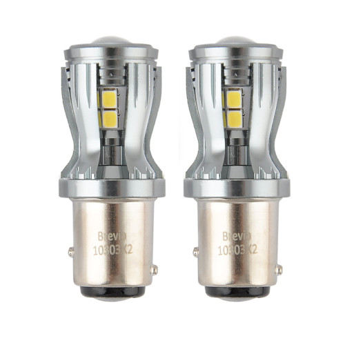 LED автолампа Brevia PowerPro P21/5W 350Lm 14x2835SMD 12/24V CANbus, 2шт