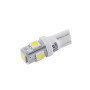 LED автолампа Solar 12V T10 W2.1x9.5d 5SMD white, 2шт