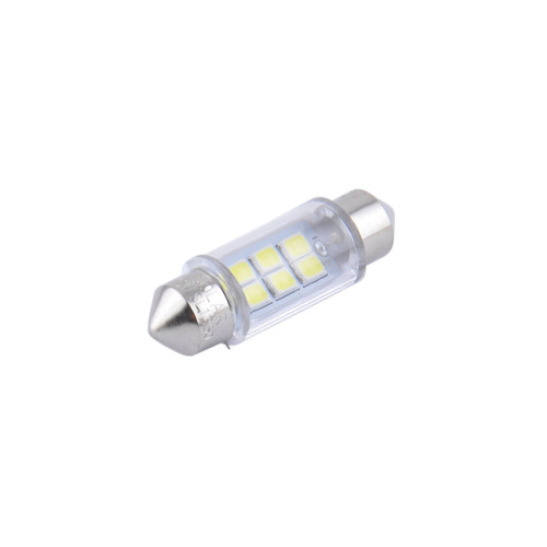 LED автолампа Solar 12V SV8.5 T11x36 6SMD white, 2шт