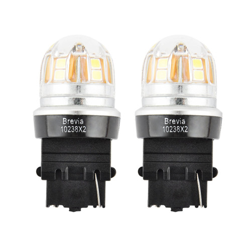 LED автолампа Brevia S-Power P27W (3156) 330Lm 15x2835SMD 12/24V CANbus, 2шт