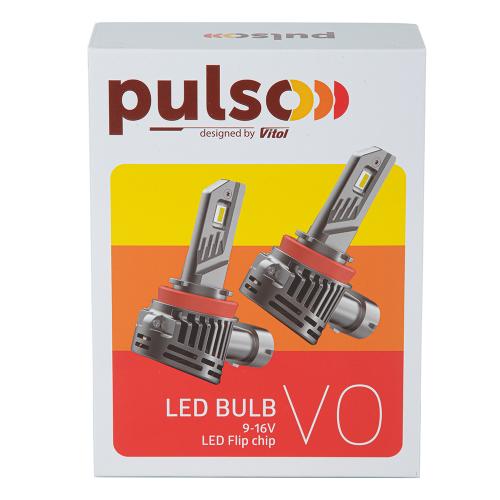 Лампы PULSO VO-HB3-HB4-HIR2 LED-chips Flip chip 9-16V 2*50W 6000Lm 6500K (VO-HB3-HB4-HIR2 9005 9006