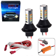 Лампи DRL з функцією "поворот" 2в1/S25/42 SMD-2835/5000K&3000K/12V (LP-25420/2835) Лампи DRL з функцією "поворот" 2в1/S25/42 SMD-2835/5000K&3000K/12V (LP-25420/2835)