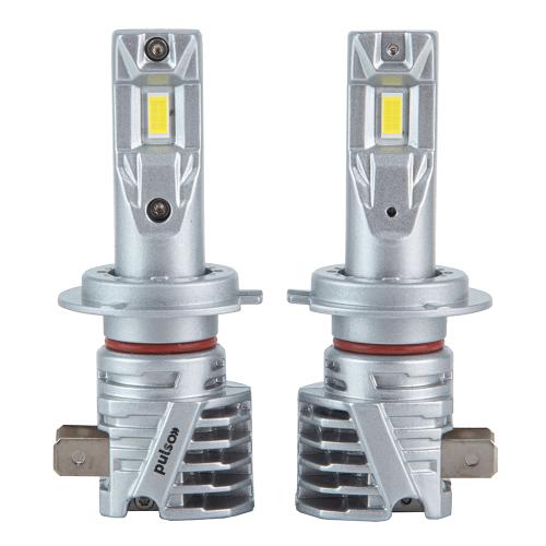 Лампи PULSO M6-H7/LED-chips 7535/9-18v/2x28w/6000Lm/6500K (M6-H7)
