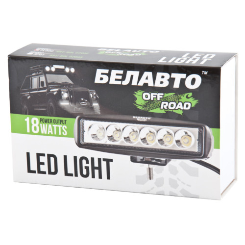 Автолампа світлодіодна BELAUTO EPISTAR Flood LED (6*3w)