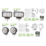 Автолампа світлодіодна BELAUTO EPISTAR Spot LED (6*3w)