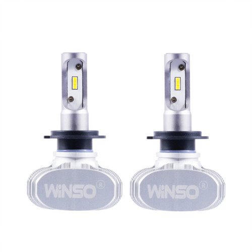LED автолампа Winso H7 12/24V 6000К 4000Lm 50W CSP Cree Chip 19х19, 2шт