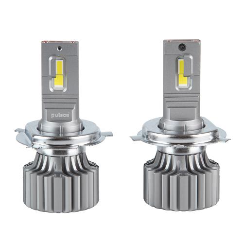 Лампи PULSO N1-H4-H/L/LED-chips OEM PHILIPS Flip chip/9-16V/2*70W/8500Lm/6500K (N1-H4)
