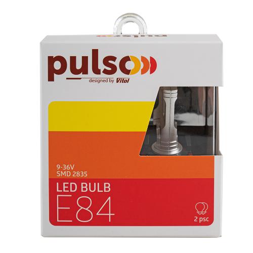 Лампы PULSO E84-H8 H9 H11 H16 2835 9-36v 2x15w 2000Lm 4300K (E84-H8 H9 H11 H16Y)