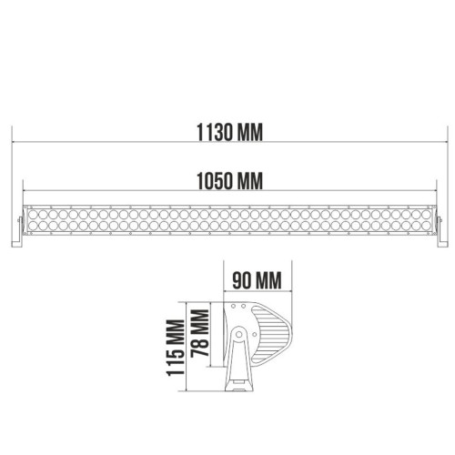 Світлодіодна фара БЕЛАВТО CREE LED 80/3w BOL8003 Combo