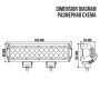 Автолампа светодиодная BELAUTO CREE Flood LED (24*3w)