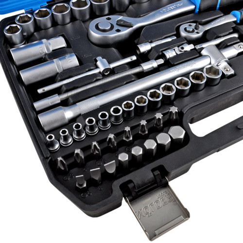 Професійний набір інструментів в кейсі MÖLDER 1/2", 1/4" 72 T, CR-V, 82од.