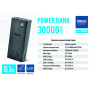 Універсальна мобільна батарея Brevia 30000mAh 15.5W Li-Pol, LCD