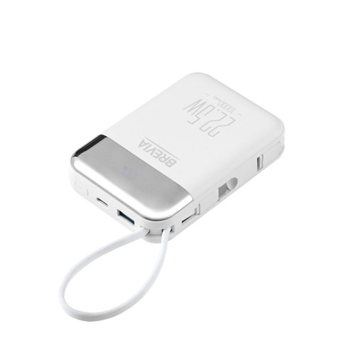 Универсальная мобильная батарея Brevia 10000mAh 22.5W Type-C+Lightning Cable, Li-Pol, LCD
